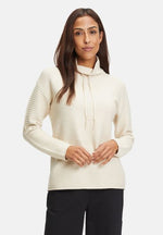 Load image into Gallery viewer, Betty Barclay Beige Ribbed Jumper
