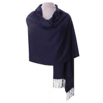 Zelly Navy Pashmina Scarf