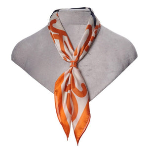 Zelly Orange Satin Neck Tie