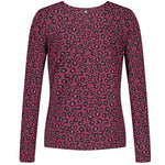 Load image into Gallery viewer, Gerry Weber Burgundy Animal Print Top
