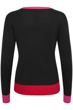 Load image into Gallery viewer, Culture Black Contrast Pullover

