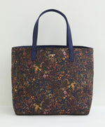 Load image into Gallery viewer, Fable Navy Meadow Tote Bag
