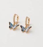Load image into Gallery viewer, Fable Enamal Butterfly Earrings
