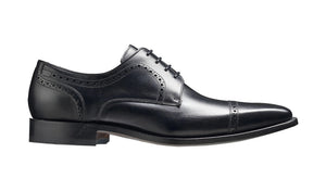 Black Calf Derby Shoes Leo
