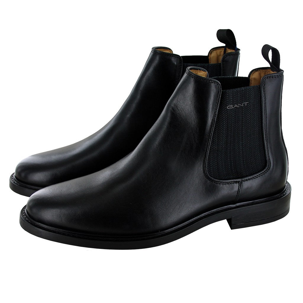 Gant Black Akron Chelsea Boots