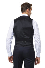 Load image into Gallery viewer, Digel Navy Mix &amp; Match Suit Waistcoat Short Length
