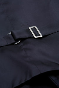 Digel Navy Mix & Match Suit Waistcoat Long Length