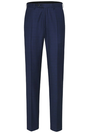 Blue Suit Trousers Regular Length