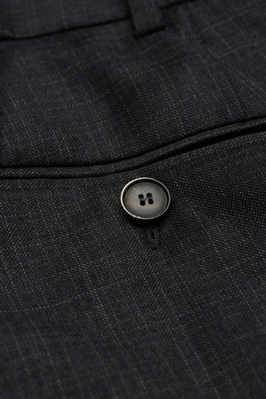 Grey Suit Trousers Short Length