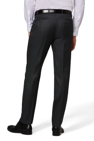 Grey Suit Trousers Long Length