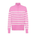 Load image into Gallery viewer, Olsen Pink Cora Stripes Pullover
