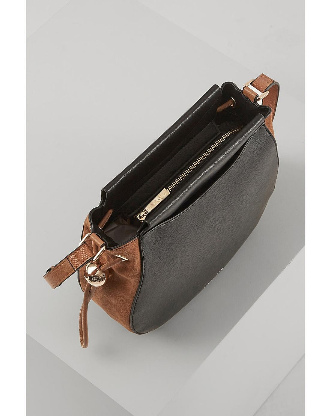 Luella Grey Black Cecily Bag