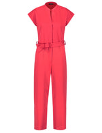 Load image into Gallery viewer, Taifun Wide Leg Jumpsuit Red

