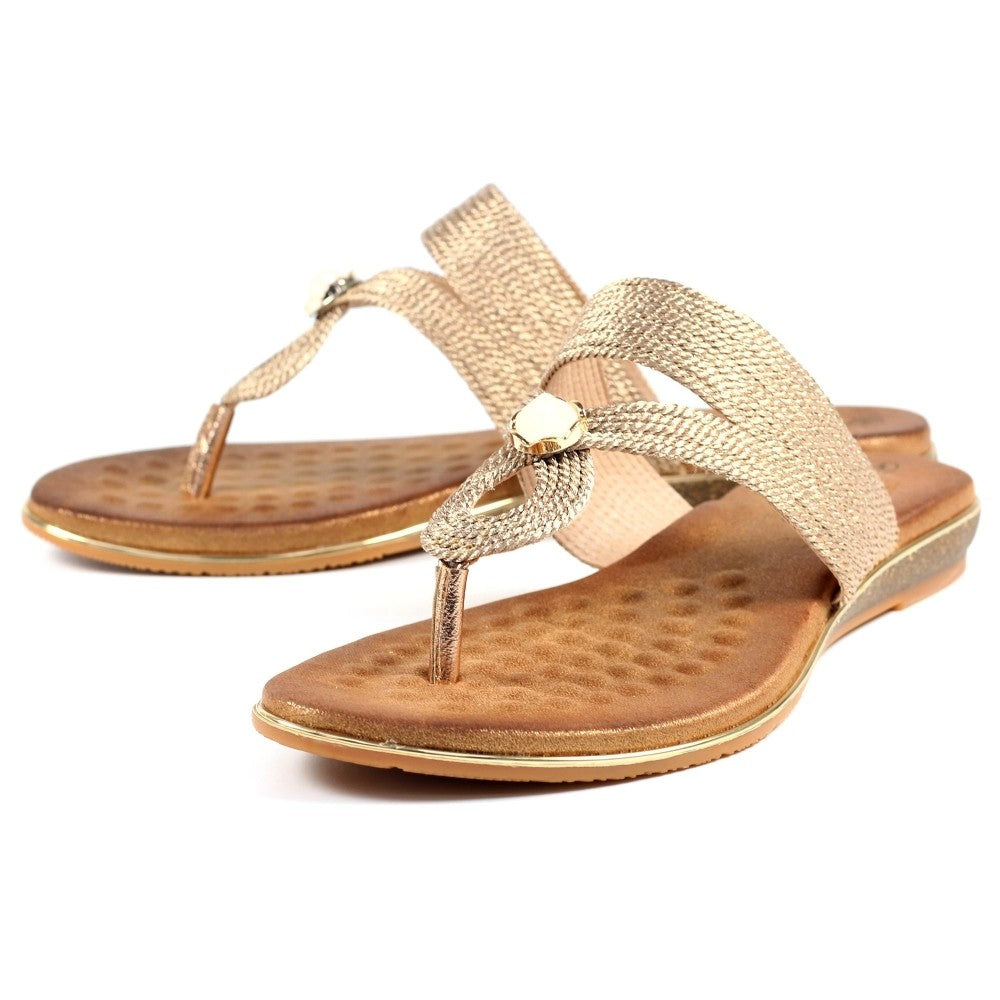 Lunar Ezra Sandal Rose Gold