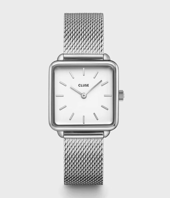 Cluse Le Tetragone Watch Silver