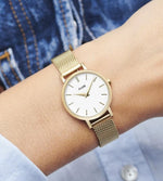 Load image into Gallery viewer, Cluse Boho Chic Petite Watch Gold
