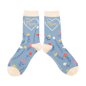 Miss Sparrow Mum Socks Denim