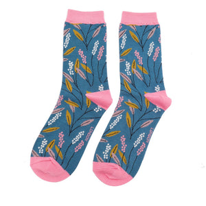 Miss Sparrow Berry Branches Socks