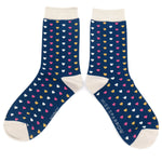 Load image into Gallery viewer, Miss Sparrow Hearts Socks
