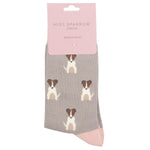 Load image into Gallery viewer, Miss Sparrow Jack Russel Socks
