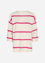 Load image into Gallery viewer, Soya Concept Stripe Jumper Fuchsia
