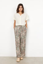 Load image into Gallery viewer, Soya Concept Paisley Trousers Green
