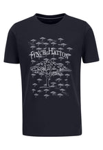 Load image into Gallery viewer, Fynch Hatton Navy Printed Design T-Shirt
