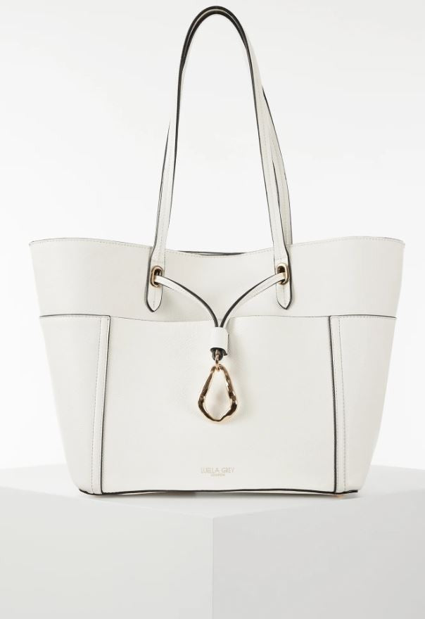 Luella Grey Millie Shopper Bag White