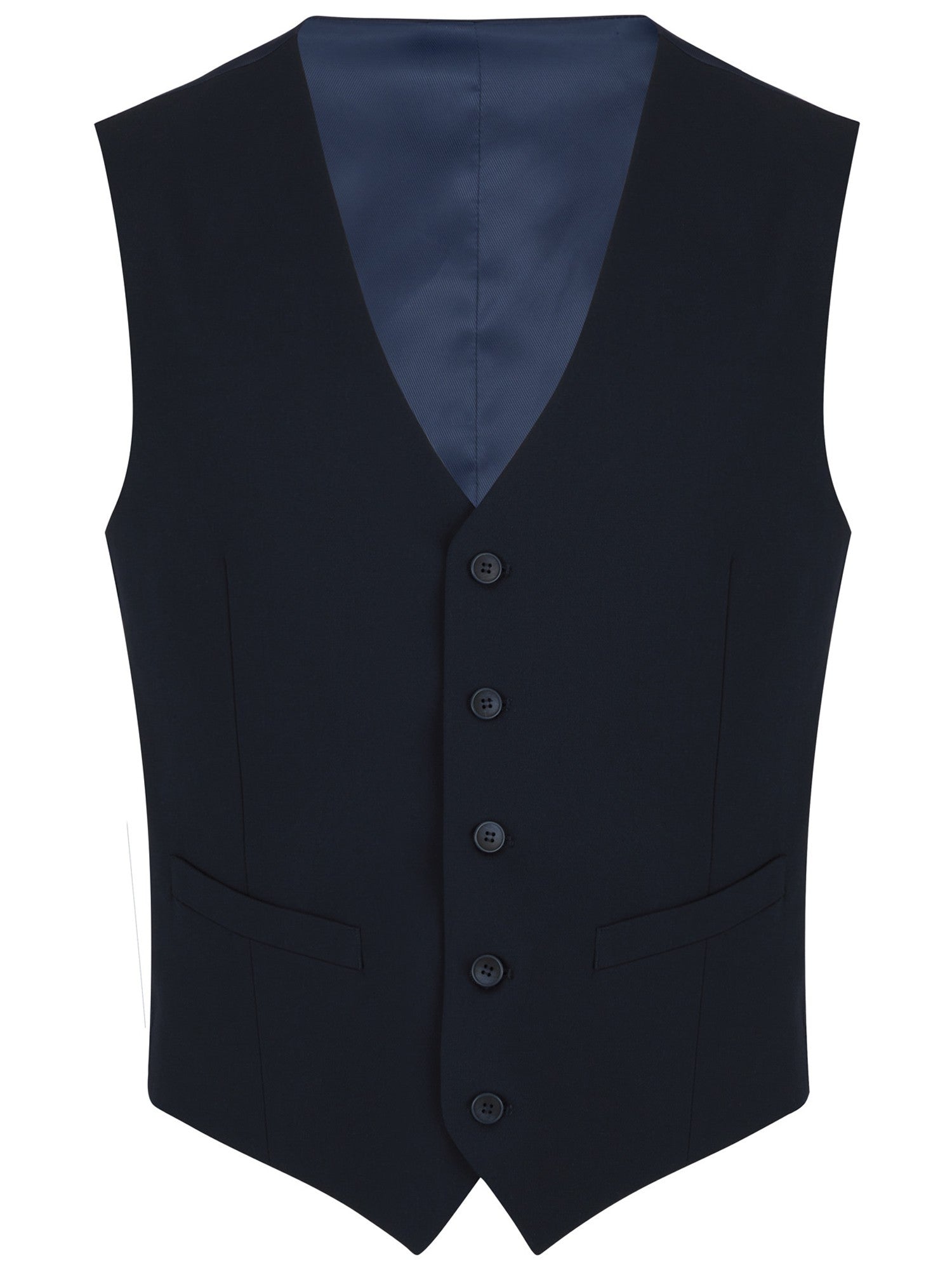 Daniel Grahame Navy Dale Waistcoat Regular Length