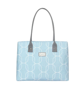 Earth Squared Blue Amalfi Tote Bag