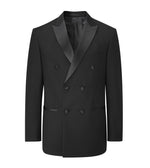 Load image into Gallery viewer, Skopes Double Breasted Dinner Jacket Black Regular Length
