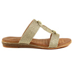 Load image into Gallery viewer, Lunar Gold Calow Sandal
