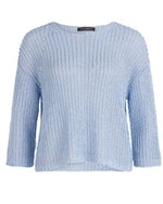 Load image into Gallery viewer, Betty Barclay Open Knit Pullover Blue
