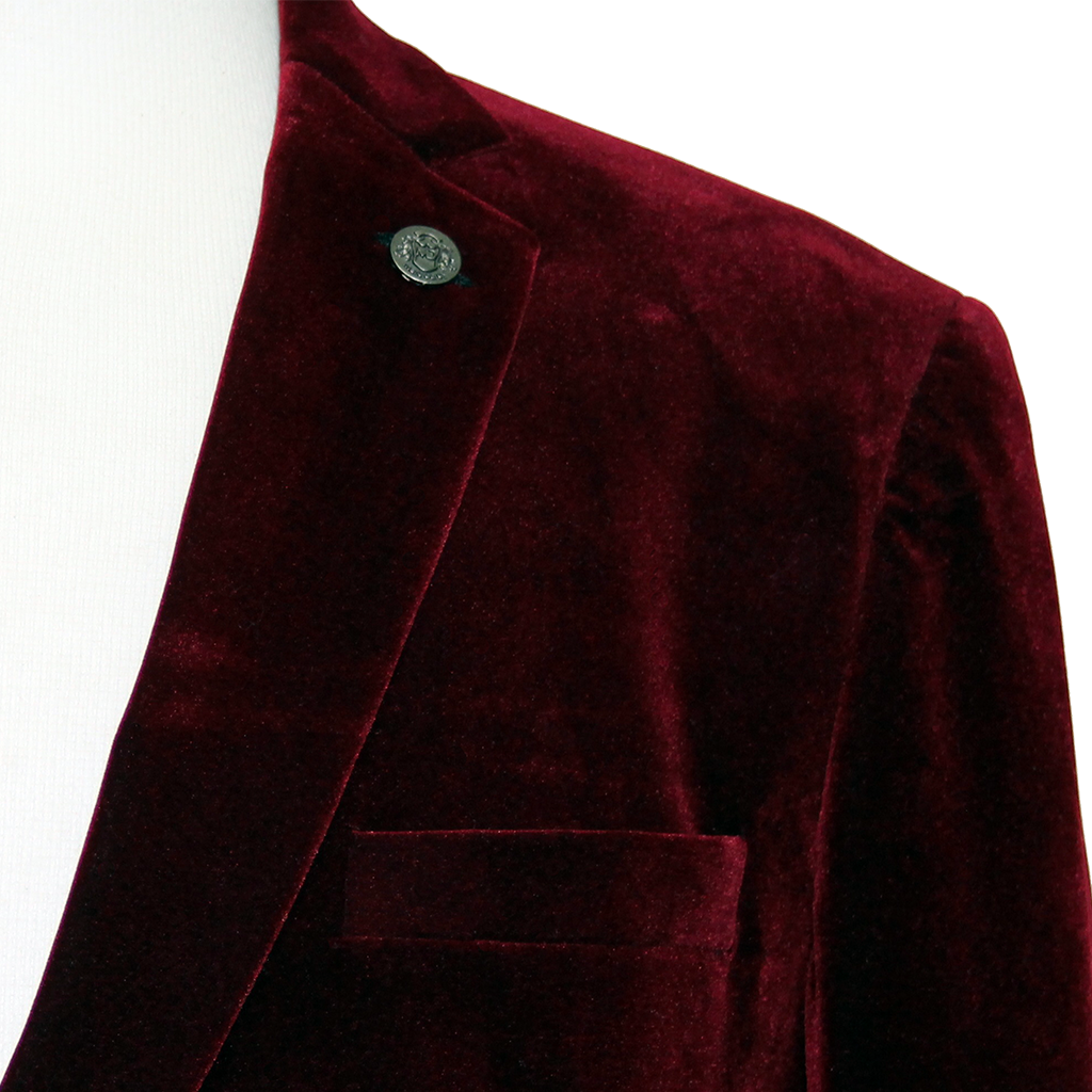 Wine 2025 velvet jacket