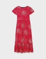 Load image into Gallery viewer, Crew Jay Jersey Dress Red
