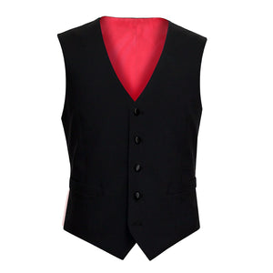 Daniel Grahame Black Mix & Match Dinner Suit Waistcoat Short Length