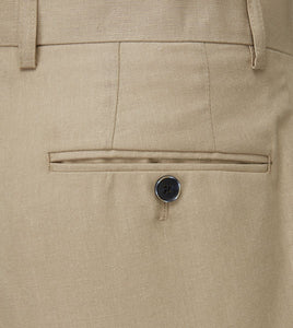 Skopes Stone Tuscany Linen Blend Trouser Short Length