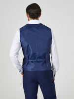 Load image into Gallery viewer, Skopes Navy Harcourt Waistcoat Regular Length
