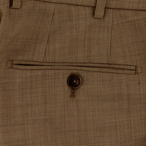 Camel Suit Trousers Short Length