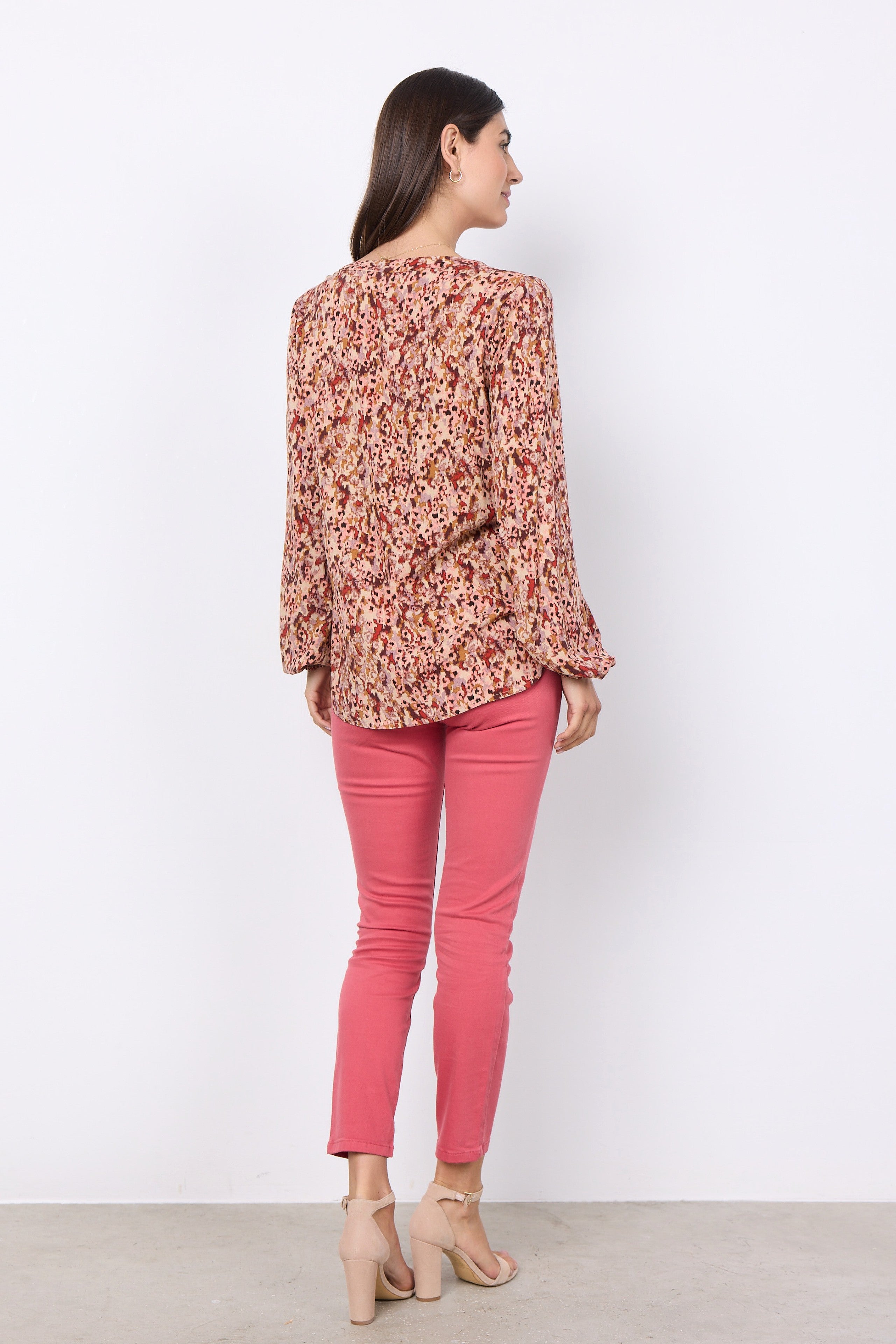 Soya Concept Patterned Blouse Berry