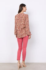 Load image into Gallery viewer, Soya Concept Patterned Blouse Berry
