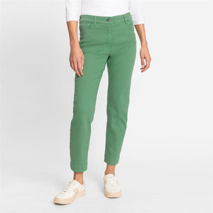 Olsen Mona Slim Fit Jeans Green