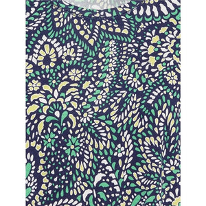 Olsen Paisley Print Top Blue