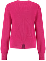 Load image into Gallery viewer, Taifun Textured Cotton Knit Pink
