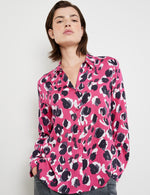 Load image into Gallery viewer, Taifun Animal Print Shirt Pink
