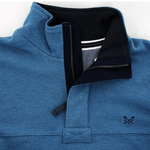 Load image into Gallery viewer, Crew Blue Classic Padstow Pique Sweatshirt
