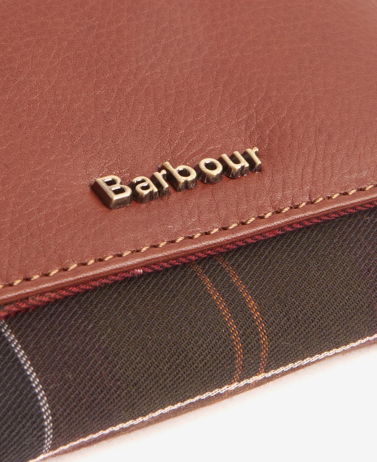 Barbour Laire Leather Purse Brown