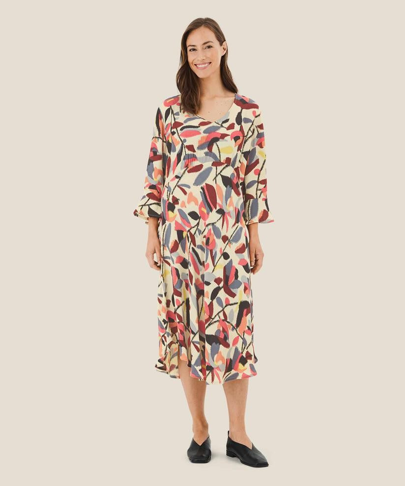 Masai Nita Dress Coral Claytons Quality Clothing