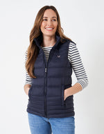 Load image into Gallery viewer, Crew Padded Gilet Navy
