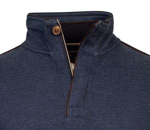 Giordano Half Zip Sweatshirt Denim Blue